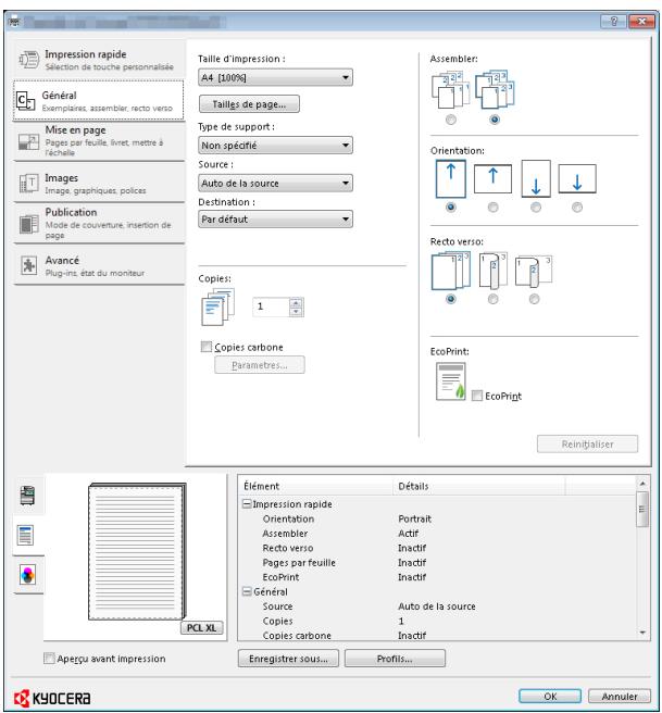KYOCERA KM 1635 & KM-1635,MV - Impression – Impression à partir d'une application - 2