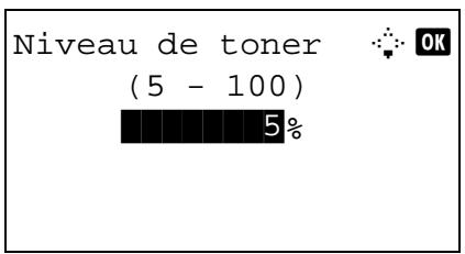 KYOCERA KM 1635 & KM-1635,MV - Niv alerte toner - 4