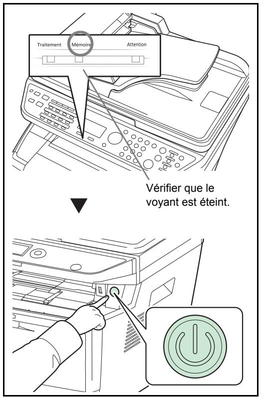 KYOCERA KM 1635 & KM-1635,MV - Mise sous tension et hors tension - 2