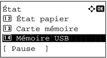 KYOCERA KM 1635 & KM-1635,MV - Gestion des périphériques (mémoire USB) - 1