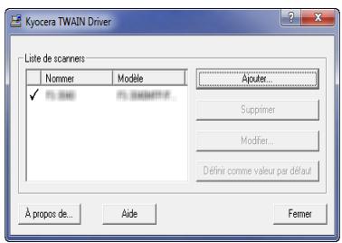 KYOCERA KM 1635 & KM-1635,MV - Configuration du pilote TWAIN - 4