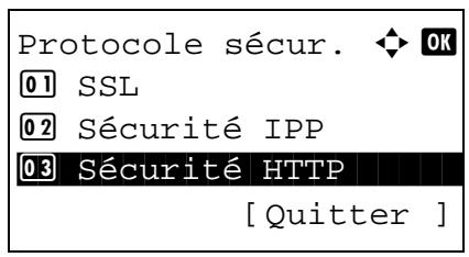 KYOCERA KM 1635 & KM-1635,MV - Sécurité HTTP - 5