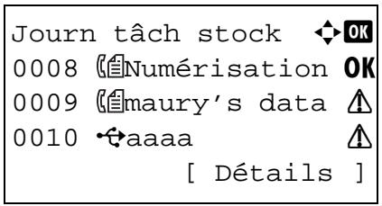 Journ tâch stock ◆ OK 0008 📋Numérisation OK 0009 📋maury's data 🔊 0010 ❖aaaa 🔊 [ Détails ]