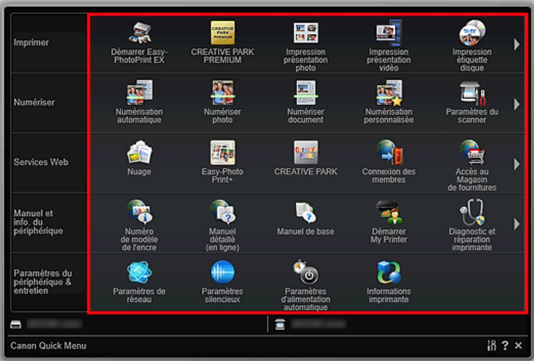 CANON SELPHY CP780,MV - Démarrage depuis le Menu principal - 3