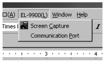 SHARP EL-546X & EL-546V,MV - Setting the Communication Port - 1
