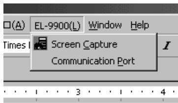 SHARP EL520XBWH & EL-520V,MV - Définition du port de communication - 1