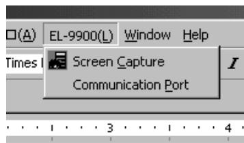 SHARP EL520XBWH & EL-520V,MV - Setting the Communication Port - 1