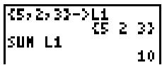 TEXAS INSTRUMENTS TI 83 & TI-83,MV - Menu LIST MATH - 1