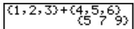TEXAS INSTRUMENTS TI-89 TITANIUM & TI-89 TITANIUM,MV - Utilisation des listes avec les fonctions math - 3