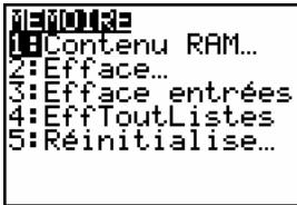 TEXAS INSTRUMENTS TI-89 TITANIUM & TI-89 TITANIUM,MV - Quitter un menu sans choisir d'option - 4