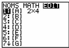 TEXAS INSTRUMENTS TI-89 TITANIUM & TI-89 TITANIUM,MV - Contenu du chapitre - 6