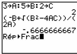 TEXAS INSTRUMENTS TI-89 TITANIUM & TI-89 TITANIUM,MV - Quitter un menu sans choisir d'option - 12