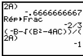 TEXAS INSTRUMENTS TI-89 TITANIUM & TI-89 TITANIUM,MV - Quitter un menu sans choisir d'option - 15