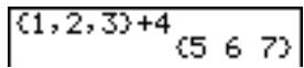 TEXAS INSTRUMENTS TI-89 TITANIUM & TI-89 TITANIUM,MV - Utilisation des listes avec les fonctions math - 4