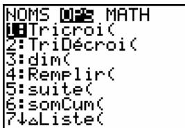 TEXAS INSTRUMENTS 82 ADVANCED - Contenu du chapitre - 1
