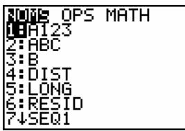 TEXAS INSTRUMENTS 82 ADVANCED - Listes de défaut - 6