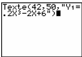 TEXAS INSTRUMENTS 82 ADVANCED - Directement sur un graphe - 2