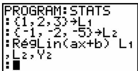 TEXAS INSTRUMENTS 82 ADVANCED - Calculs statistiques - 1