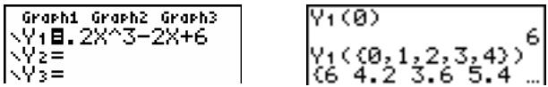 TEXAS INSTRUMENTS 82 ADVANCED - Évaluateur des fonctions y= dans des expressions - 1