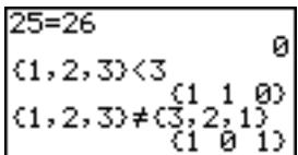 TEXAS INSTRUMENTS 82 ADVANCED - Menu TEST - 1