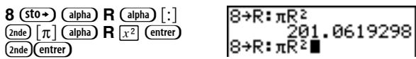 TEXAS INSTRUMENTS 82 ADVANCED - Entrées contenant plusieurs commandes - 1