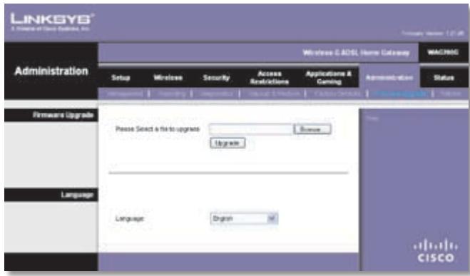 LINKSYS WRT3200ACM - Administration > Firmware Upgrade - 1