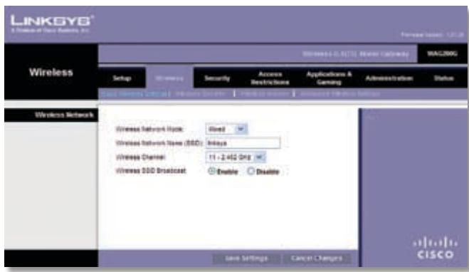LINKSYS WRT3200ACM - Wireless > Basic Wireless Settings - 1