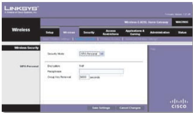 LINKSYS WRT3200ACM - Wireless Security - 3