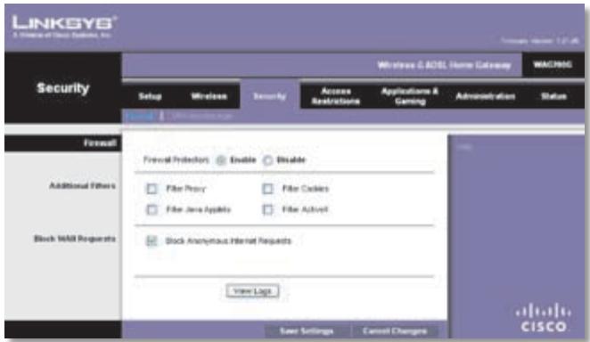 LINKSYS WRT3200ACM - Security > Firewall - 1