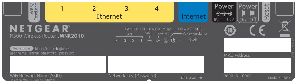 NETGEAR LB1110  -  LB1111 - Sécurité sans fil prédéfinie - 1