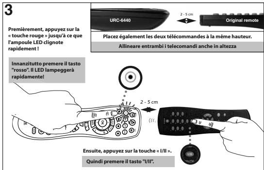 ONE FOR ALL URC 6440,MV - Le clavier / Tastiera - 8
