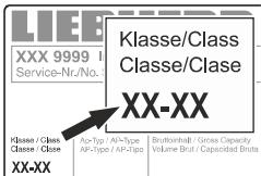 LIEBHERR WKES653-21 & WKES 653,MV - Classe climatique - 1