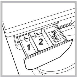 INDESIT WIDL 126,MV - Tiroir à produits lessiviels - 1