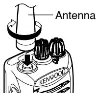 KENWOOD THK2E - INSTALLING THE ANTENNA - 1
