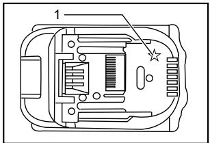 MAKITA JVO600J - Système de protection de la batterie (batterie lithium-ion marquee d'une étoile) - 1