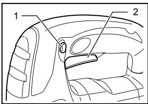 MAKITA JVO600J - Accionamento del interruptor - 1