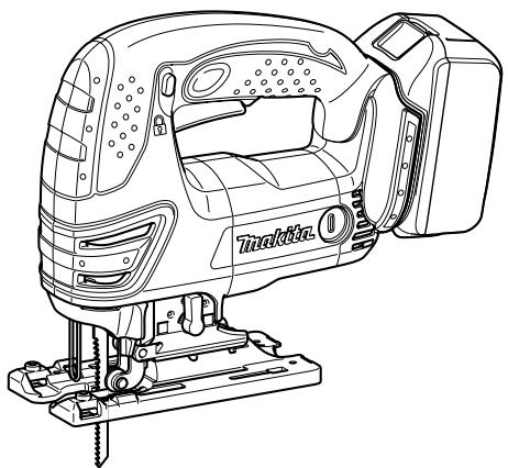 MAKITA JVO600J - Cordless Jig Saw   Scie sauteuse sans fil   Sierra Caladora Inalábrica - 1