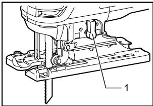 MAKITA JVO600J - Selecting the cutting action - 1