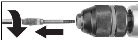 METABO UHE2450 - Dépose de mandrin - 2