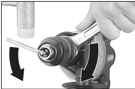 METABO UHE2450 - A fúrotartó leszerelése - 3