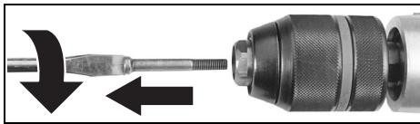 METABO UHE2450 - A fúrotartó leszerelése - 2