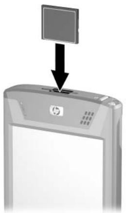 HP PHOTOSMART 325,MV - Installation d'une carte d'extension CF - 1
