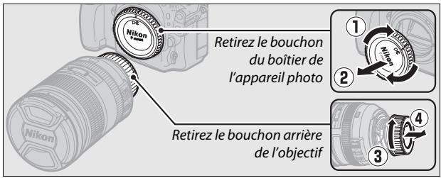 NIKON D5600 - Fixez un objectif. - 1