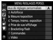 NIKON D5600 - Réglages personnalisés : réglage précis des paramètres de l'appareil photo - 5