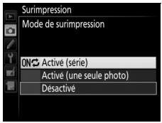 NIKON D5600 - Sélectionnez un mode. Mettez en surbrillance Mode de surimpression et appuyez sur 已 - 2