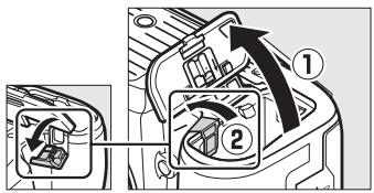NIKON D5600 - Fixation du connecteur d'alimentation et de l'adaptateur secteur - 1