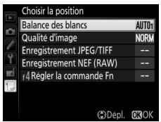 NIKON D5600 - Positionné le nouvel élément. - 1