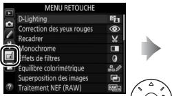 NIKON D5600 - Menu Retouche : creation de copies retouchées - 4