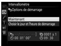 NIKON D5600 - Modifiez les réglages de l'intervallomètre. - 2