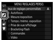 NIKON D5600 - Réglages personnalisés : réglage précis des paramètres de l'appareil photo - 3